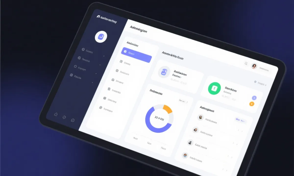 移动端数据分析界面预览